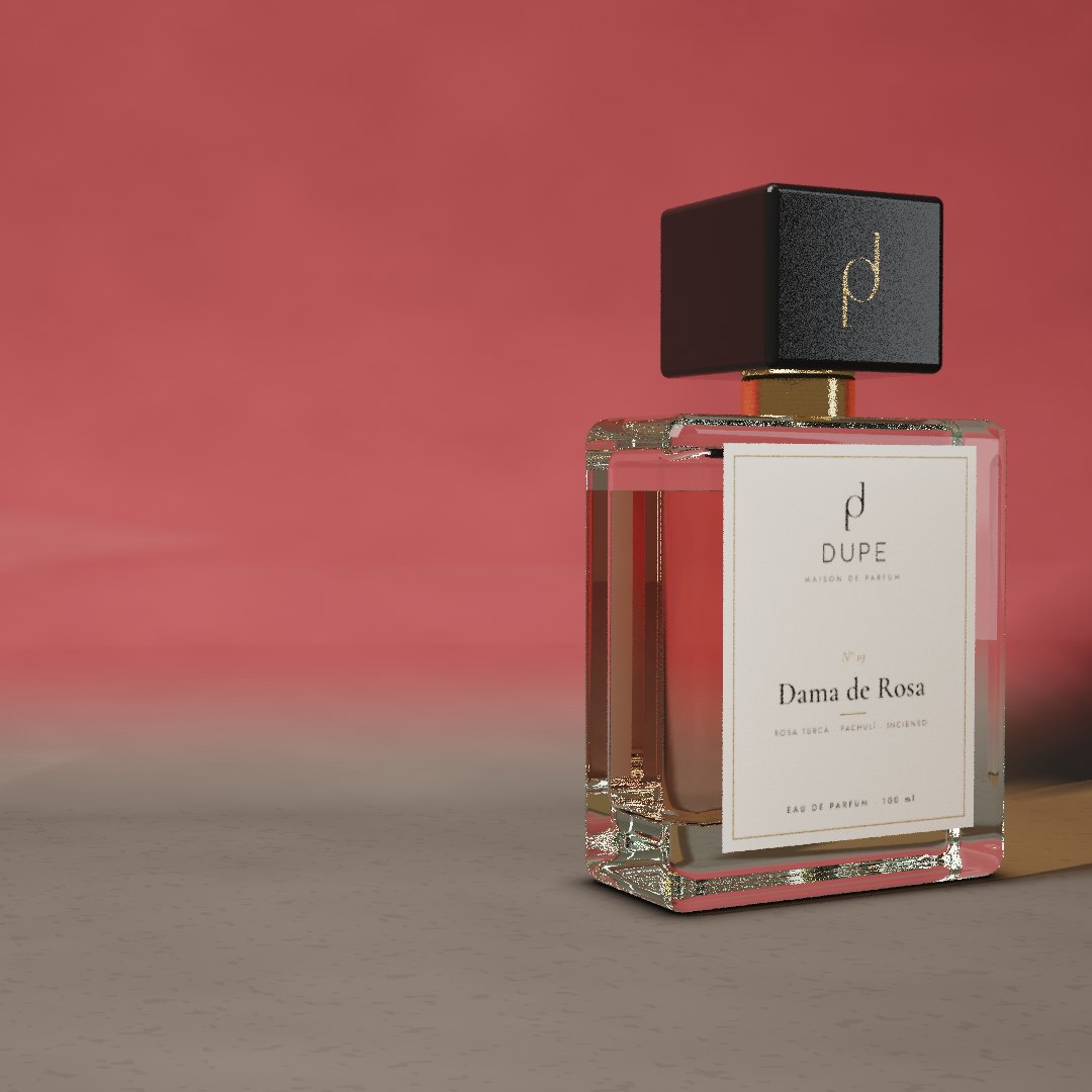 Frasco DUPE Nº 19 Dama de Rosa
